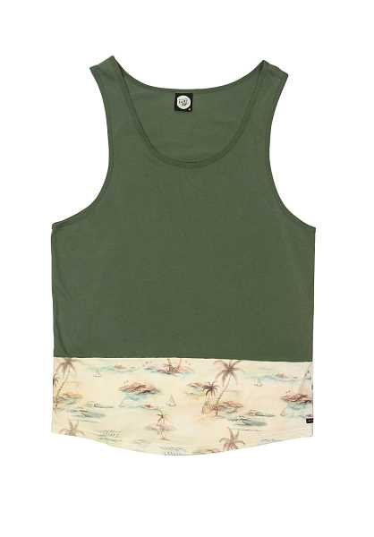 Rip Curl Ulu's - Verde Uomo Estate T-Shirts (E4647)